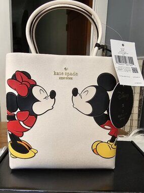 Kate Spade New York X Disney Minnie Mini Tote Crossbody - Minnie & Mickey Mouse